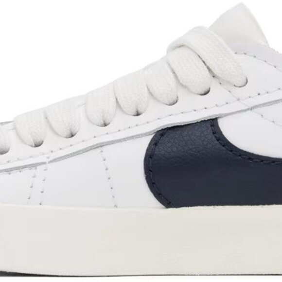 Nike Blazer Low 77 Jumbo FZ6773-100 Sneakers Men's Navy White Lifestyle Shoes 10 - Picture 11 of 13
